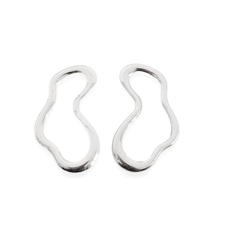 Brinco Orgânico Médio Folheado