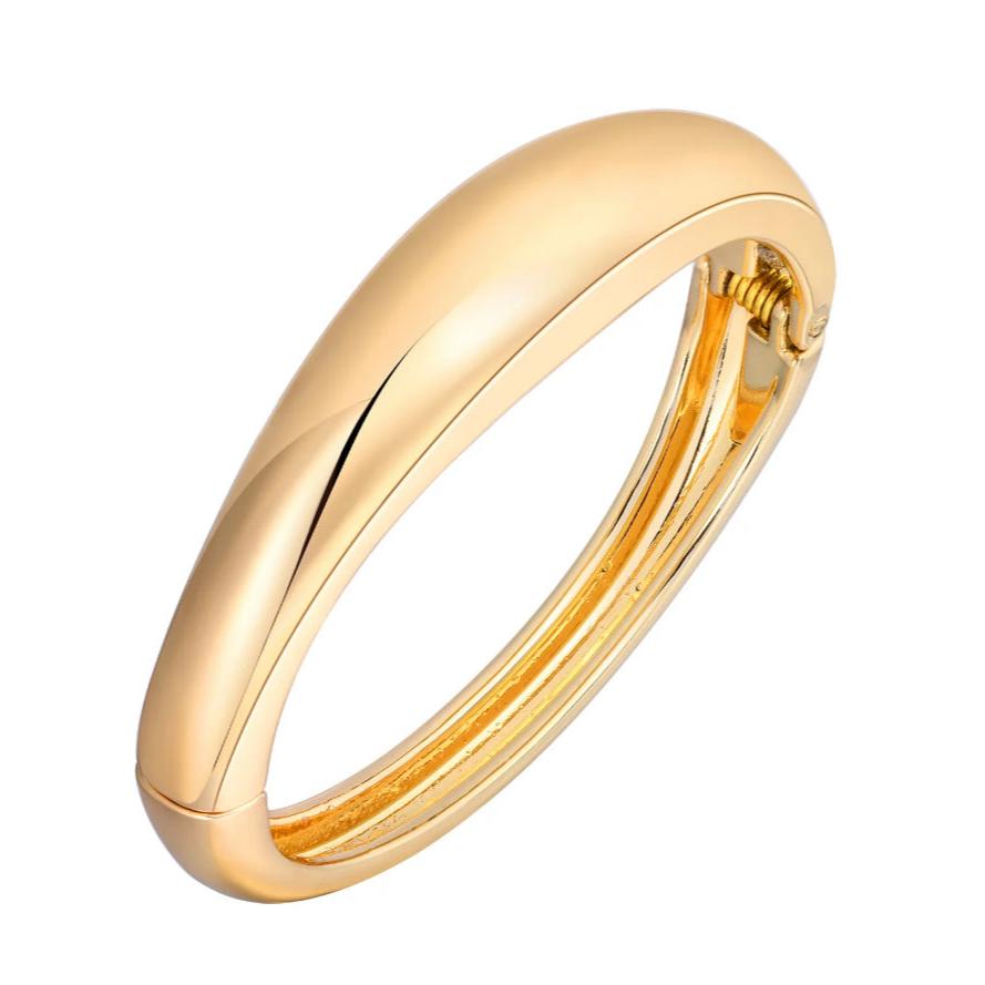 Pulseira Bracelete Irregular Dourado