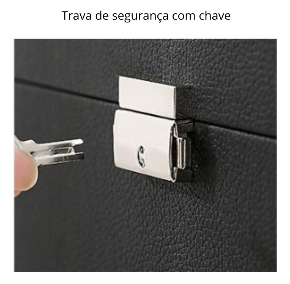 Porta Jóias Grande Com Trava
