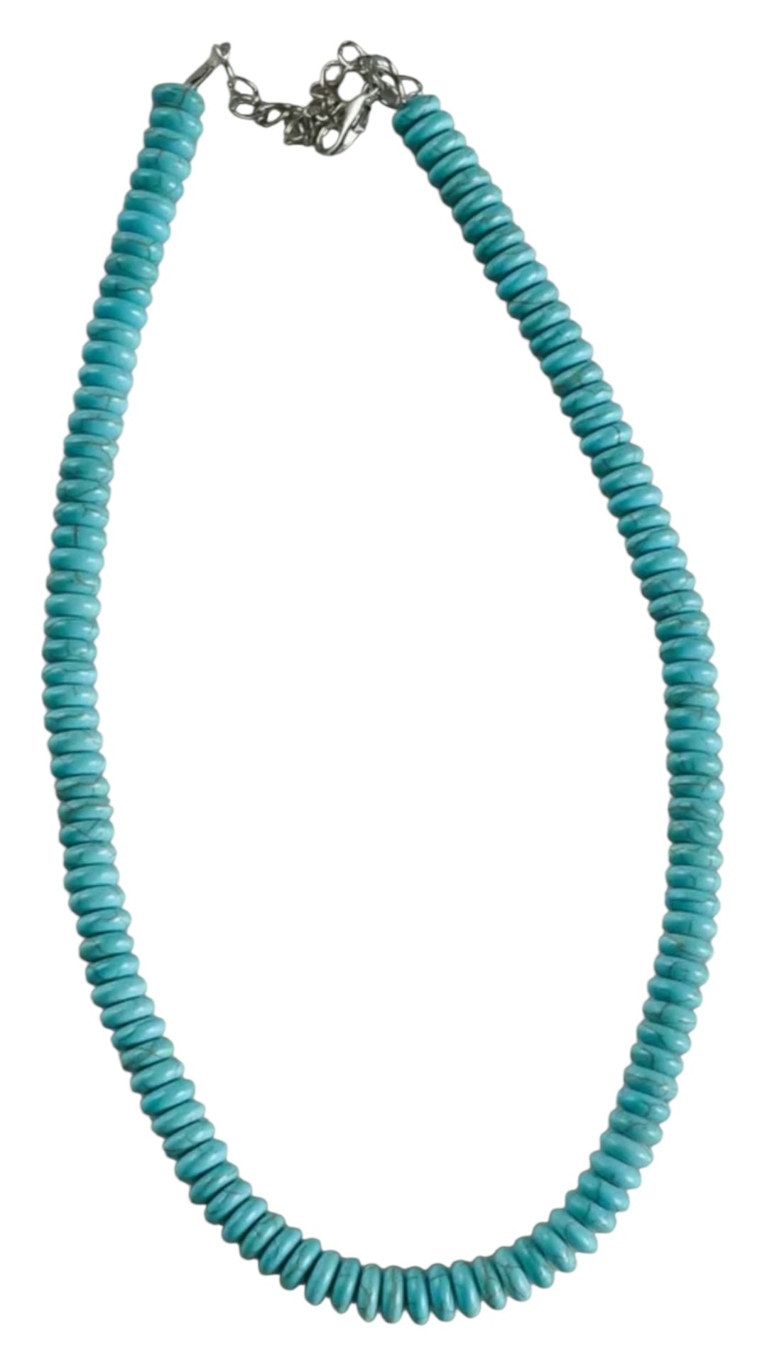Colar Pastilhas Turqueesa