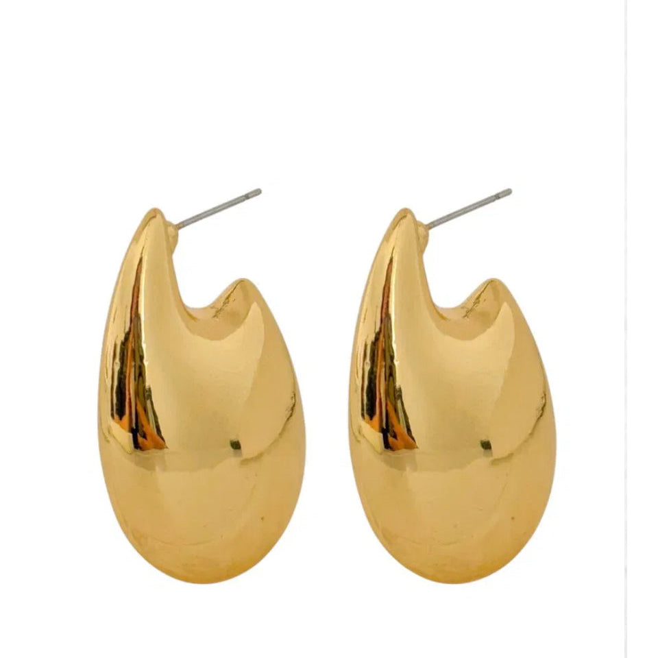 Brinco Argola Gota Lateral
