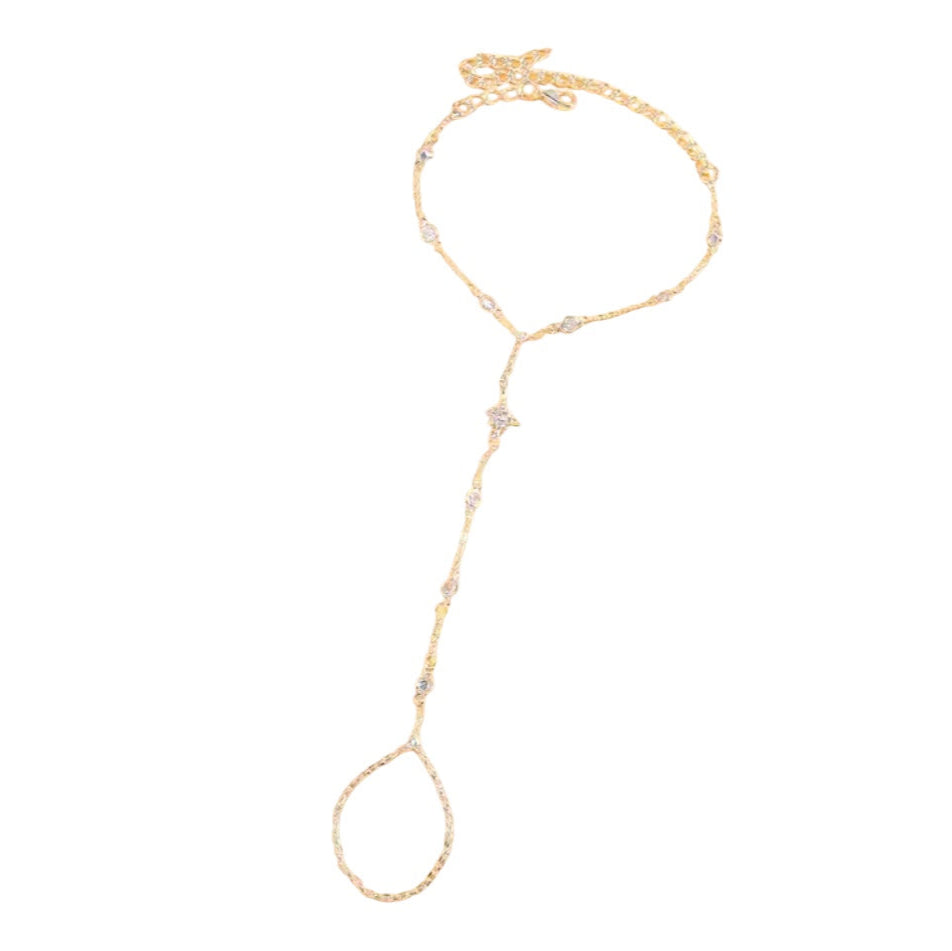 Pulseira de Mäo Estrela Prateada