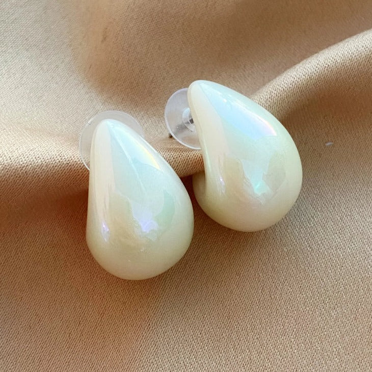 Brinco Argola Gota Perolado