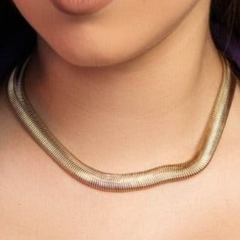 colar chocker Malha Grosso 8mm