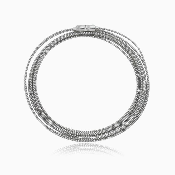 Pulseira Corda de Violão Várias Voltas Folheado