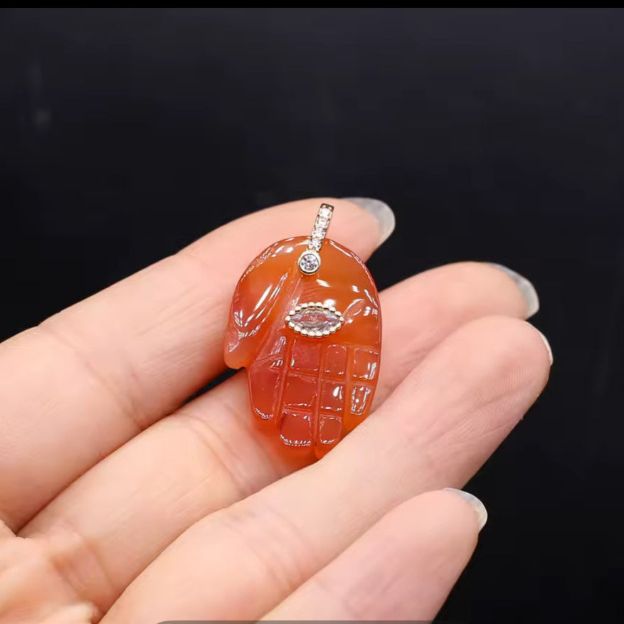 Colar Fio com Pingente Mão de Fátima