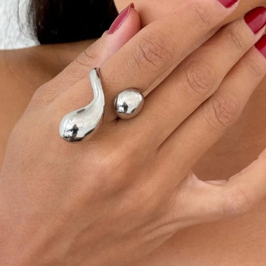 Anel 2 Gotas Maxi