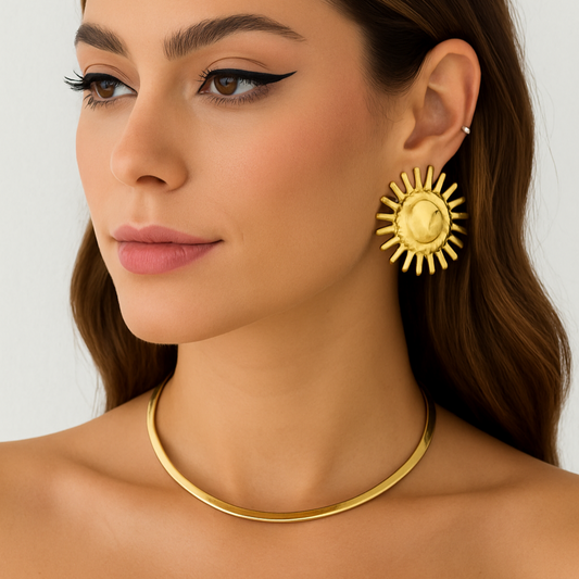 Brinco Maximalista Sol Dourado