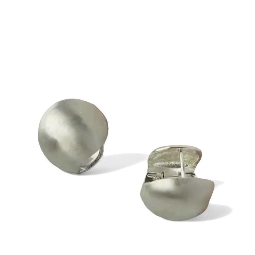 Brinco Argola Bolinha Acetinado