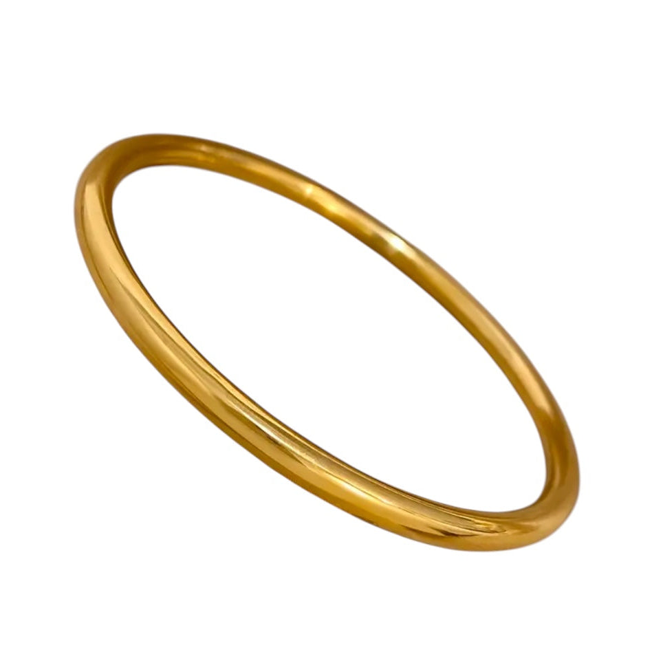 Pulseira Tubular Fina Dourada