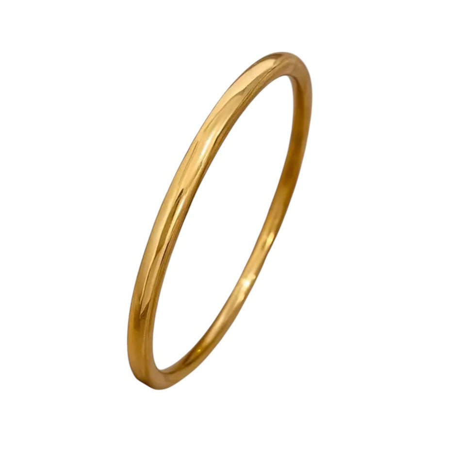Pulseira Tubular Fina Dourada